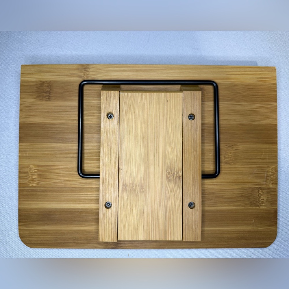 3/$15* Bamboo Book/Cookbook HolderAdjustable Stand For Kitchen/Office 11x8 - New - Picture 8 of 10